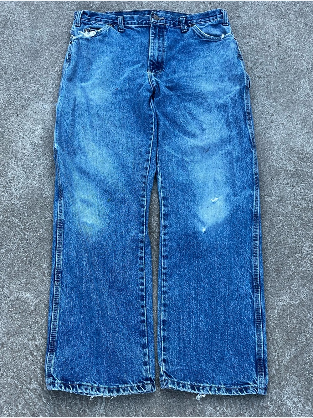Y2K 2000s Faded Baggy Cotton Dickies Jeans